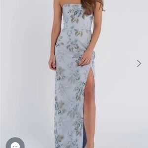 Jenny Yoo: Mercy - Enchanted Floral Whisper Blue SIZE: 6, no alterations